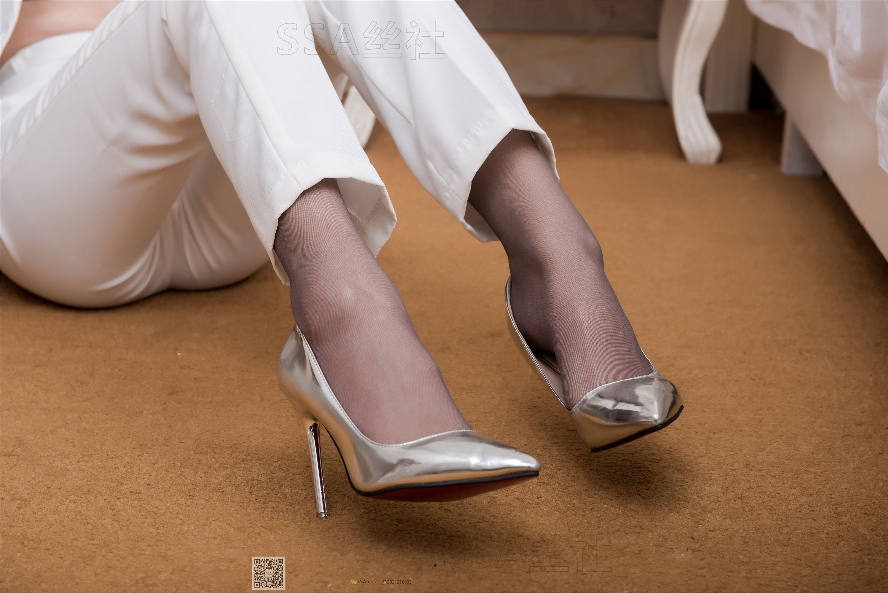 SSA丝社 超清写真 NO.065 大大 白西装裤里丝